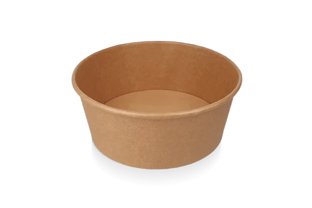 sallad Poke Skål 750ml 26oz Ø14,8x6 cm kraft (300 st) [TK-9987584]