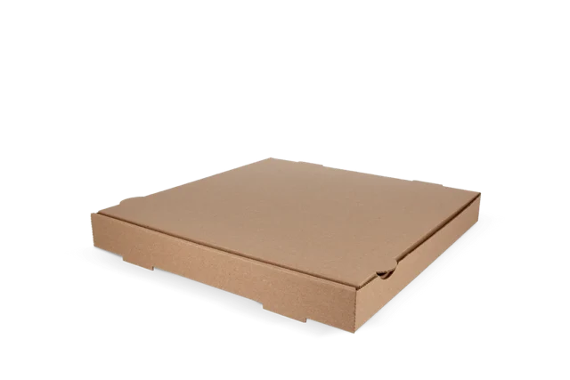 Pizzakartonger 32x4,2x32cm kraft brun (100 st) [TK-9987695]