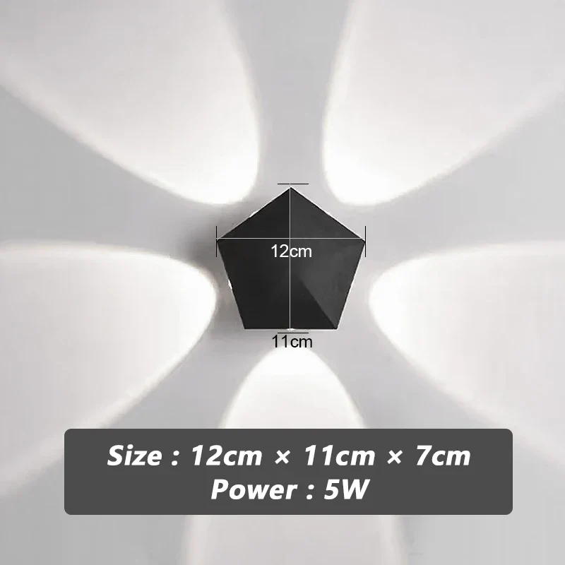 Black Prism Ambient Minimal Wall Lamp