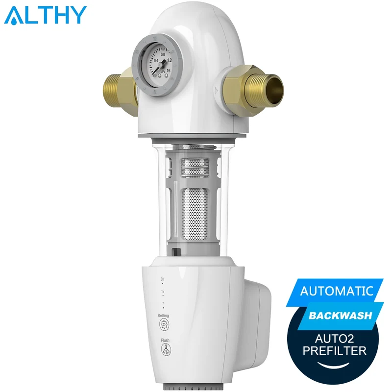 ALTHY PRE-AUTO2 Whole House Backwash Prefilter – Auto Self-Cleaning Sediment Filter