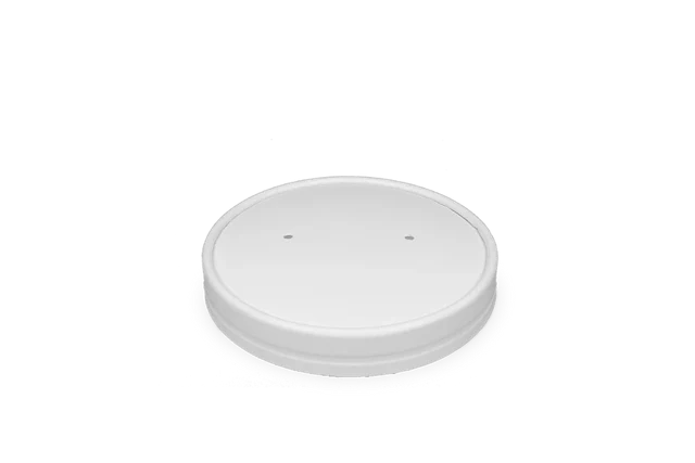 Lock kartong soppkopp 450ml Ø9,8 cm Vit (500 st) [TK-9987076]