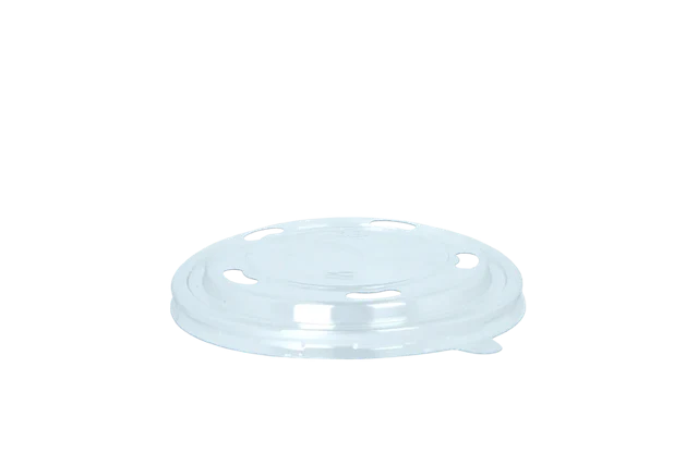 Lock sallad Poke Skål 500ml-750ml-1000ml Ø14,8cm transparent med hål (300 st) [TK-9988324]