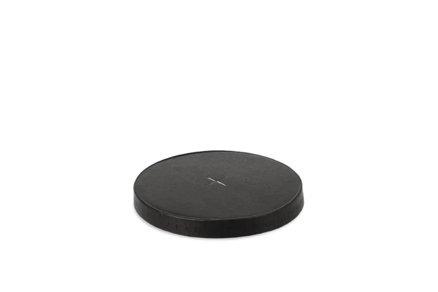 Lock kartong för glass- och milkshakebägare flat med kors Ø9 cm Svart (1.000 st) [TK-9987766]