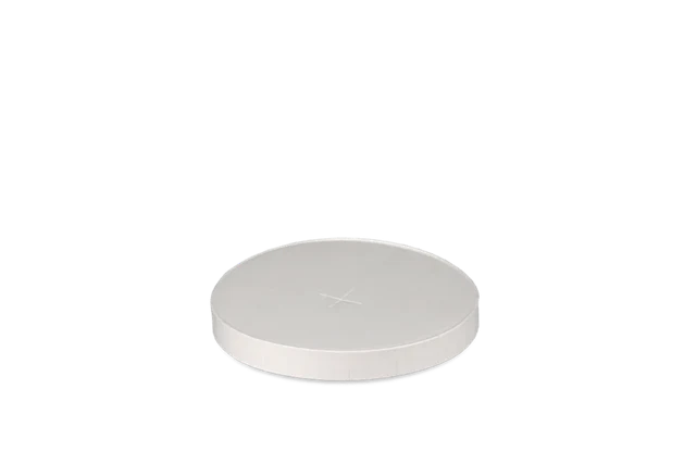 Lock kartong för glass- och milkshakebägare flat med kors Ø9 cm Vit (1.000 st) [TK-9987925]