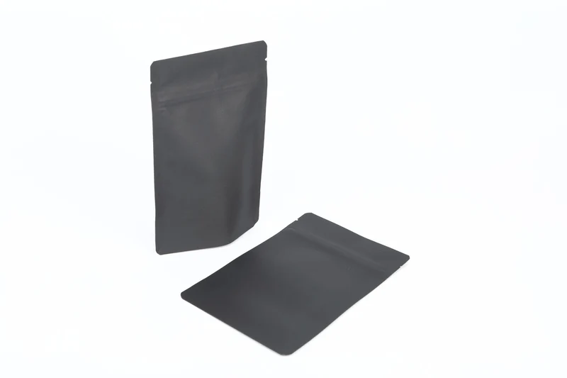 Stå upp påsar Svart kraft 10,2x6x15,2cm | 57 gram (100 st) [ZBGSK2BK]