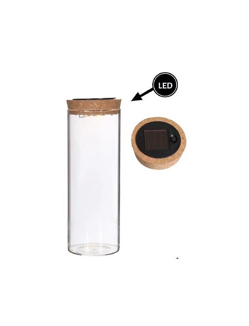 Test tube Ø8 h: 23 cmw. Solar korklock (1 pc) [IFS-30174]