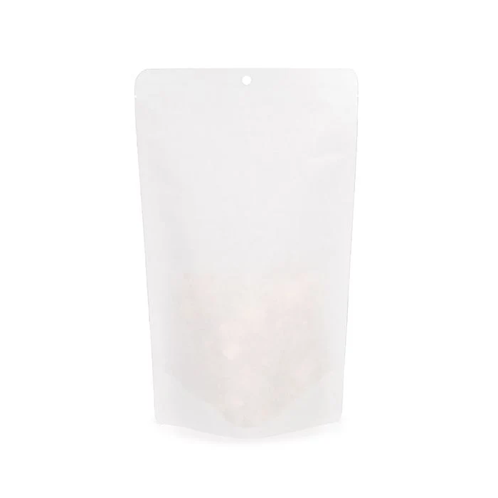Stå upp påsar Kraft Vit Miljövänlig 17,1x8,9x28,6 cm (100 St) [SUPEK4W]