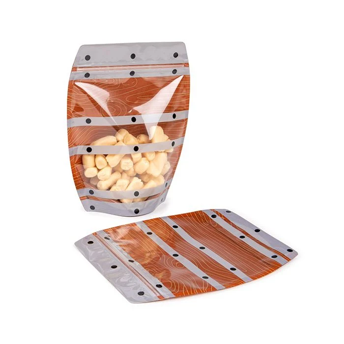 Stå upp påsar form av fat 16,5x7,6x20,3 cm (100 St) [SP7BAZ]