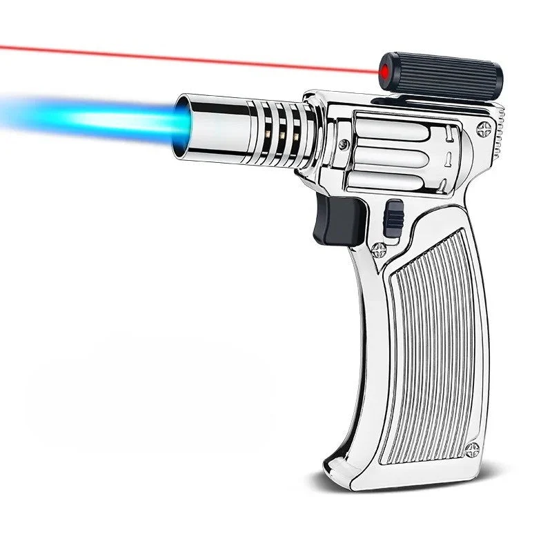 Inferno Strike Metal Windproof Laser Torch Lighter