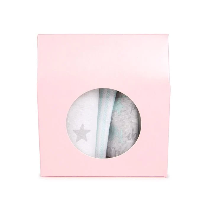 Papperslådor Rosa med runt fönster 8,9x3,8x10,2 cm (25 St) [FS341]