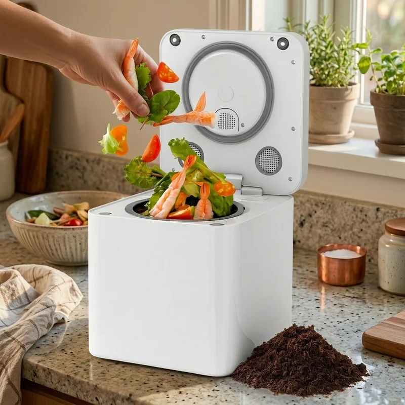 No Waste Smart Kitchen Food Composter Recycling Machine