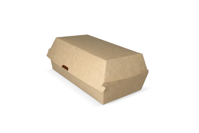 Korvlåda 20x10x8cm kraft/Vit (300 st) [TK-9988287]