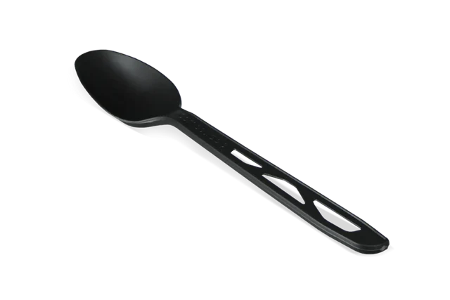 Återanvändbar Svart sked 16 cm CPLA (1.000 st) [TK-9988005]