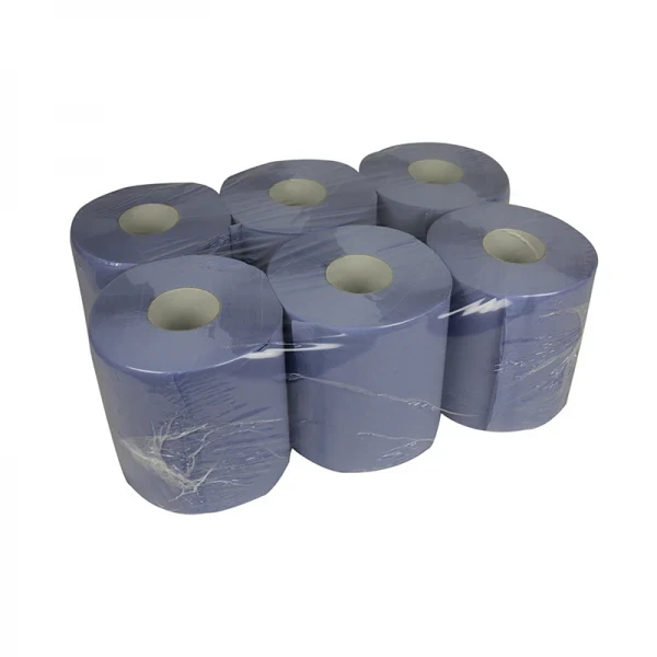 Handduksrulle Midi blå 1 lager 1,3kg/rol BUDGET Återvunnet T9 (6 st) [TK-9988361]
