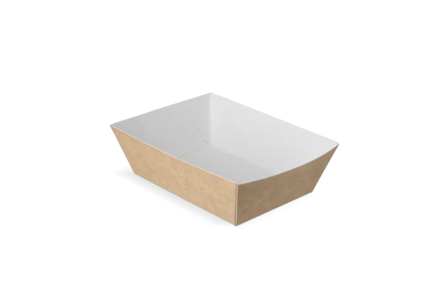Brickor för pommes frites A7 kraft/Vit (400 st) [TK-9987891]