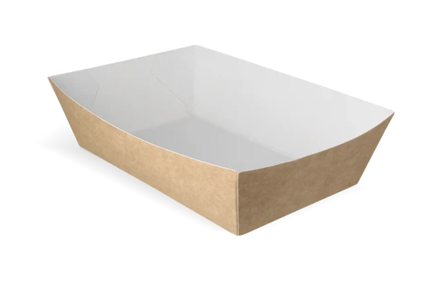 Brickor för pommes frites A50 kraft/Vit (400 st) [TK-9987899]