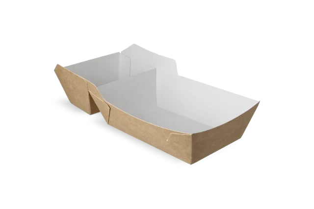 Brickor för pommes frites A22 (A9+1) kraft/Vit (400 st) [TK-9987897]