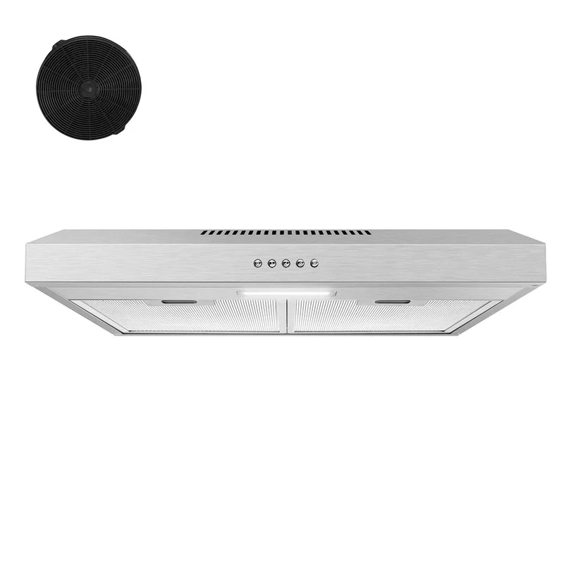 TopStrong 60cm Under-Cabinet Extractor Hood | LED | Recirculating | White or Black | EU