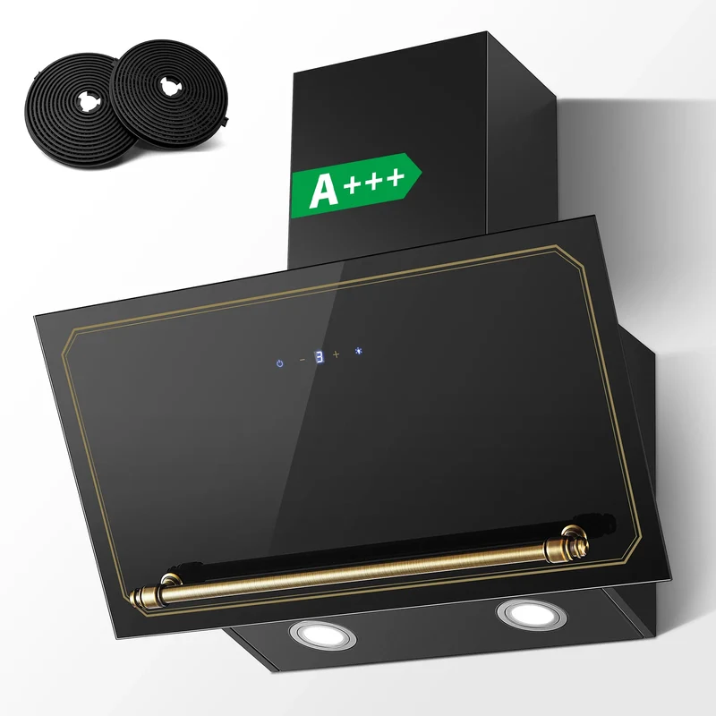 60cm Retro Wall Hood | 400m³/h Suction | A+++ | LED | Dual Filter