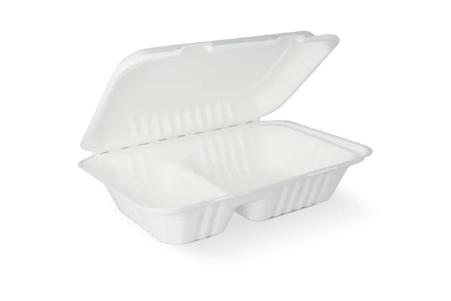 Menybox med 2 fack sockerrör 16x6,5x23 cm (500 st) [TK-9988191]