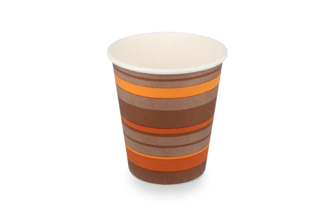 kaffekopp kartong 300cc 10oz Ø9 cm randig (1.000 st) [TK-9987929]