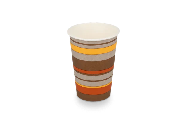kaffekopp kartong 180cc 7.5oz Ø7 cm randig (2.500 st) [TK-9987931]