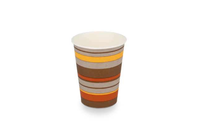 kaffekopp kartong 150cc 6oz Ø7 cm randig (2.500 st) [TK-9987932]