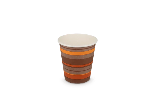 kaffekopp kartong 120cc 4oz Ø6,3cm randig (1.000 st) [TK-9987933]