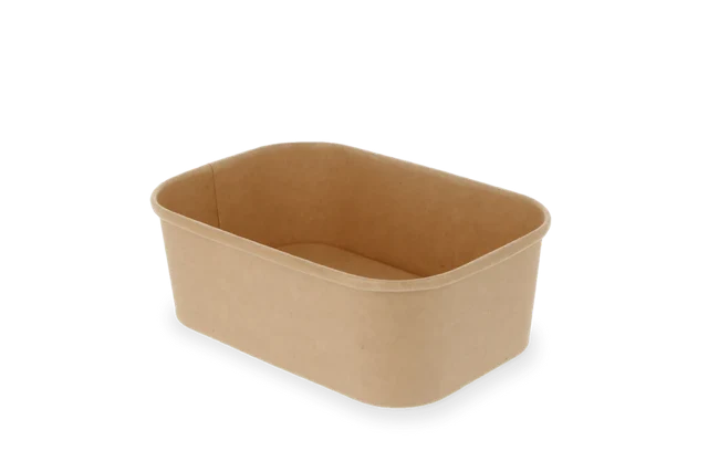 Behållare av papp12,1x5,7x17,3 cm 750ml Kraft (300 st) [TK-9988184]