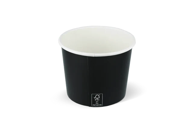 glassbägare Kartong 300ml Ø9 cm 10oz Svart FSC®Mix (1000 st) [TK-9987089]