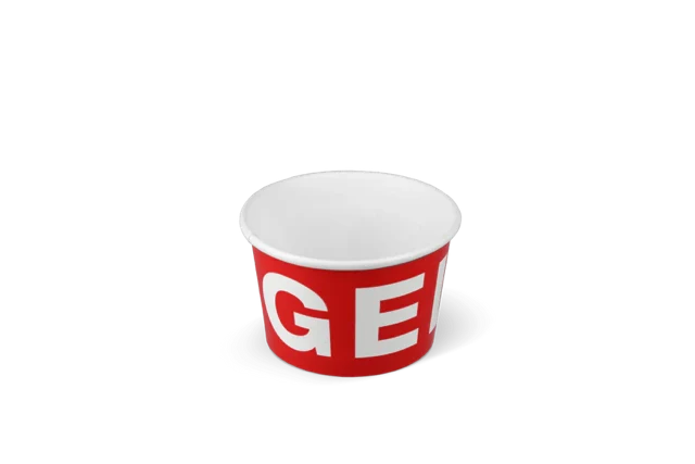 glassbägare Kartong 120ml Ø7,8cm 4oz GELATO (1.000 st) [TK-9987600]