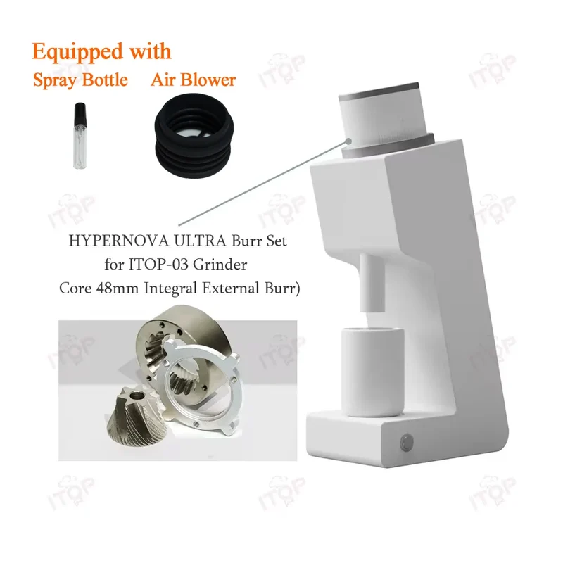 ITOP Electric Coffee Grinder | 64mm Flat Burr | 40 Settings | EU 220V