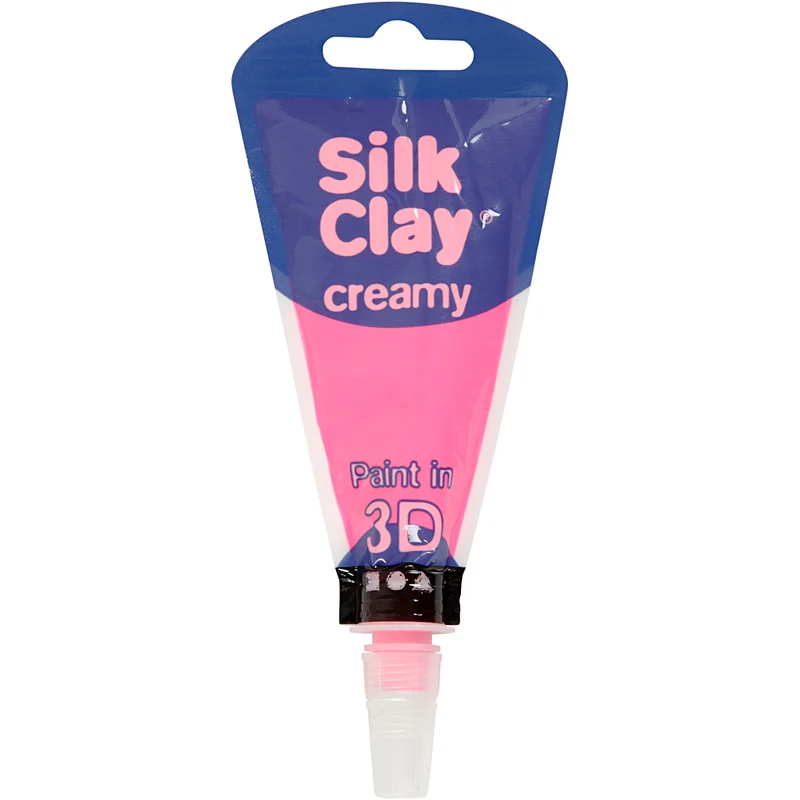 Silk Clay® Creamy, neonrosa, 35 ml/ 1 st. [HOB-74115]