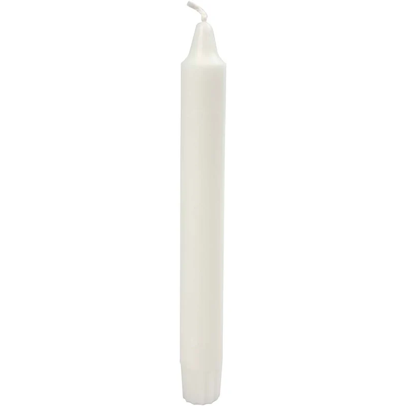 Kronljus, H: 20 cm, Dia. 23 mm, vit, 30 st./ 1 förp. [HOB-73632]