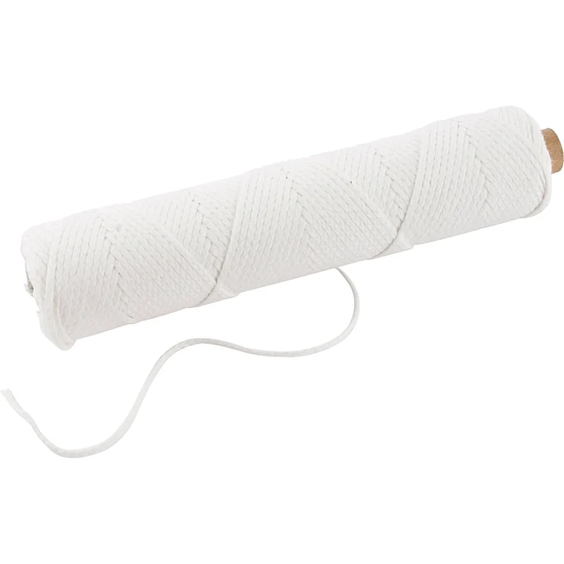 Veke, Lämpligt för ljus stöpta i dopp (dia. 22–30 mm) och ljus stöpta i form (dia. 60–80 mm) , 100 g, 50 m/ 1 rl. [HOB-73320]