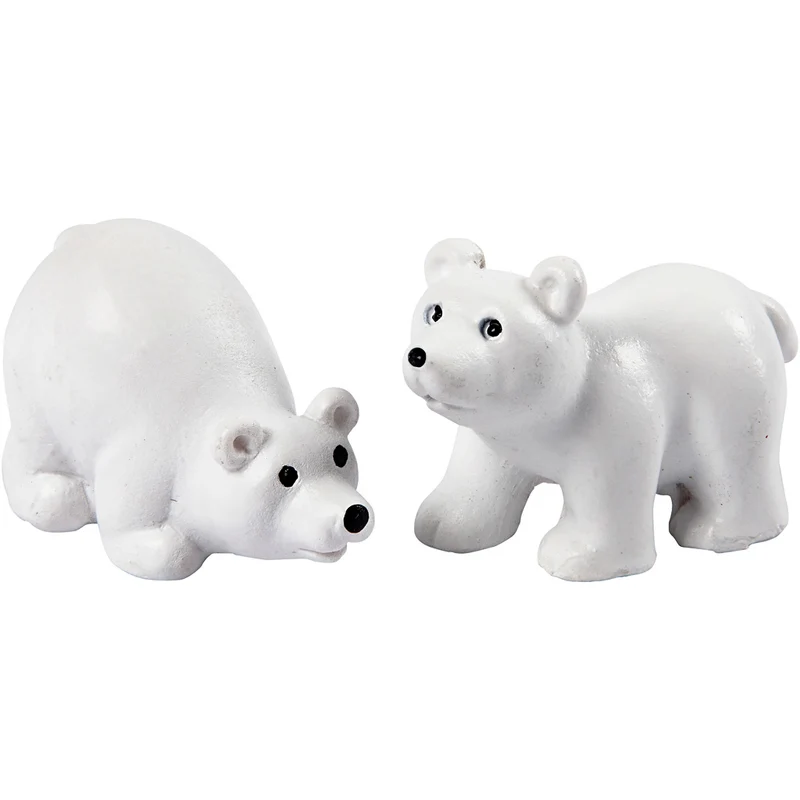 Minifigurer, H: 30 mm, L: 45 mm, vit, 2 st./ 1 förp. [HOB-69837]