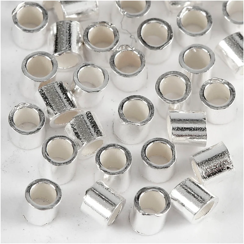Wireklämmor, Dia. 2 mm, silver, 50 st./ 1 förp. [HOB-60879]