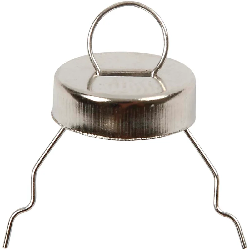 Upphängningskrokar, Dia. 13 mm, Hålstl. 5 mm, silver, 25 st./ 1 förp. [HOB-60360]