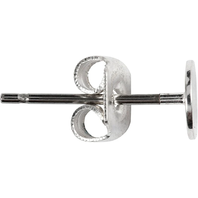 Öronstift, L: 13 mm, försilvrad, 100 st./ 1 förp. [HOB-603081]