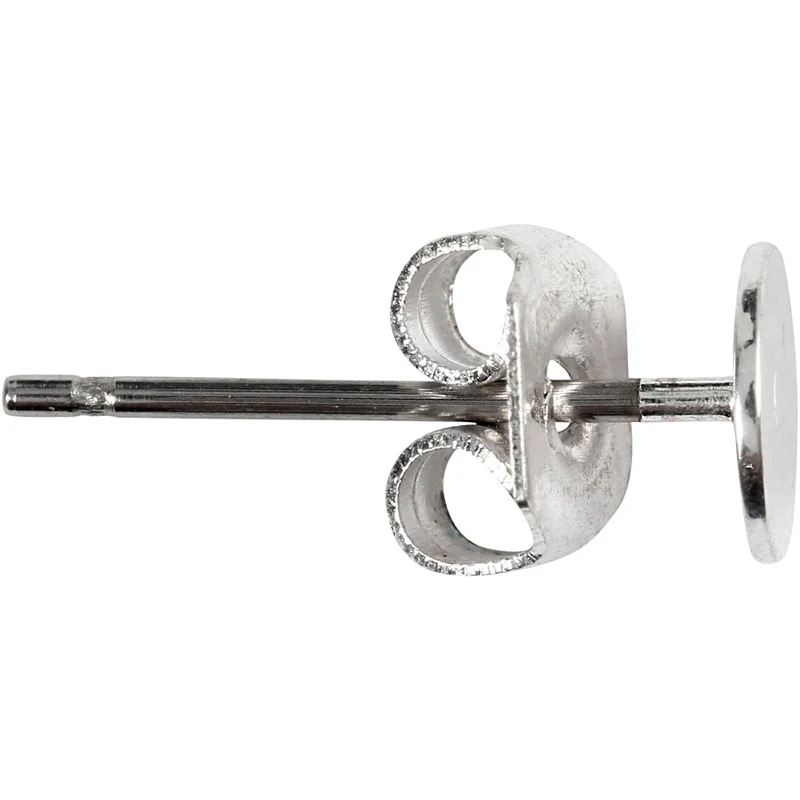 Öronstift, L: 13 mm, försilvrad, 10 st./ 1 förp. [HOB-603080]