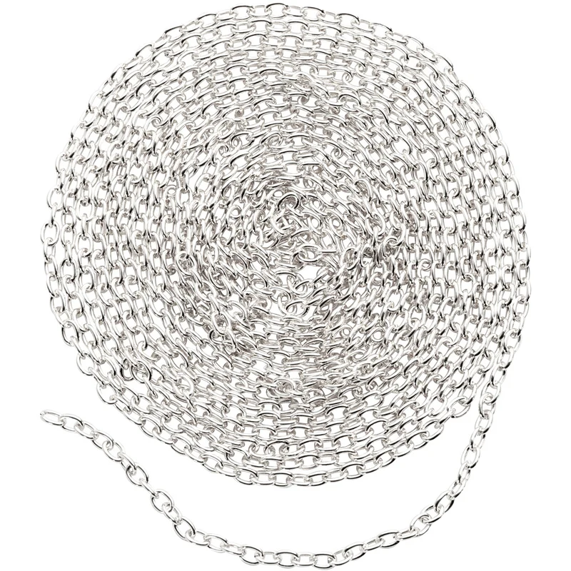 Kedja, B: 2 mm, försilvrad, 2 m/ 1 st. [HOB-602300]
