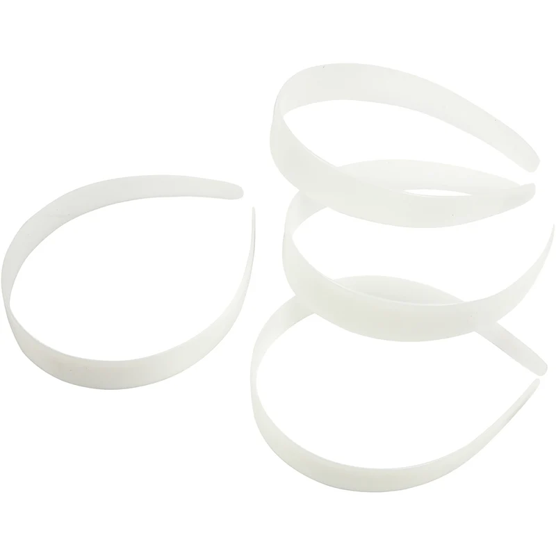 Diadem, B: 25 mm, vit, 5 st./ 1 förp. [HOB-601051]