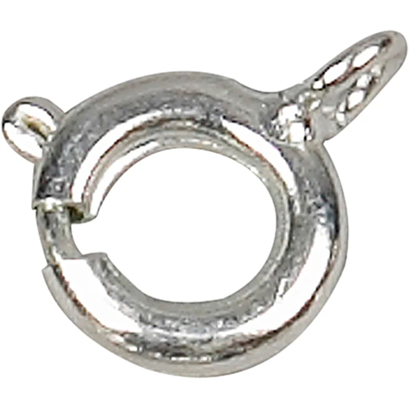 Fjäderlås, Dia. 7 mm, silver, 100 st./ 1 förp. [HOB-600301]