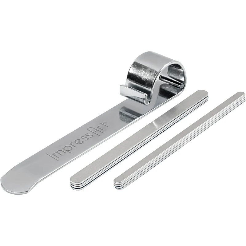 Böjverktyg och metallband till armband, L: 15 cm, B: 6-106 mm, aluminium, 1 set [HOB-67594]