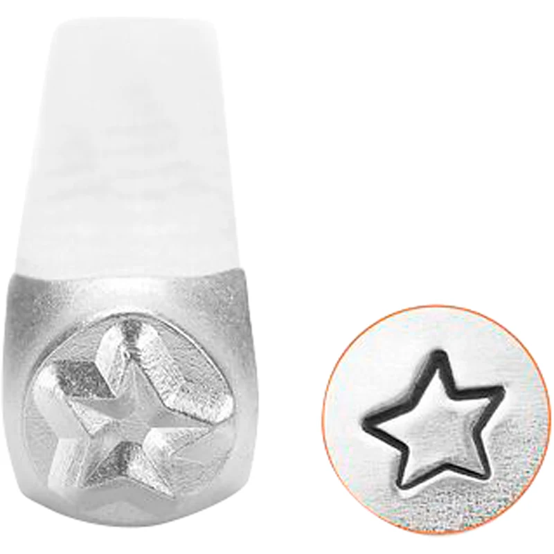 Prägelstämpel, stjärna, L: 65 mm, stl. 3 mm, 1 st. [HOB-67566]