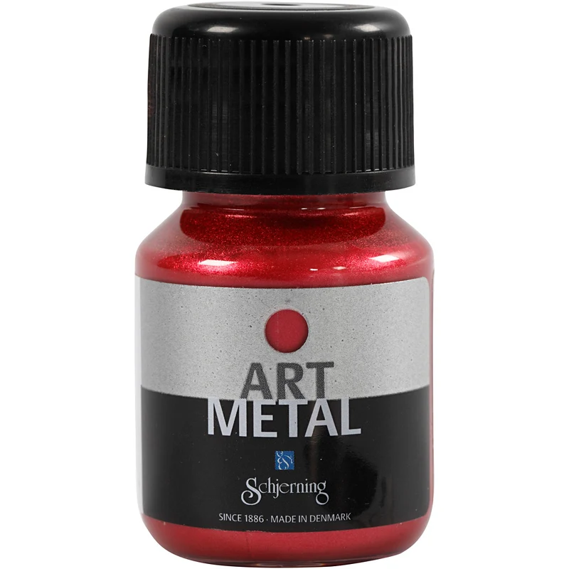 Art Metal Färg, lavaröd(5112), 30 ml/ 1 flaska [HOB-307150]