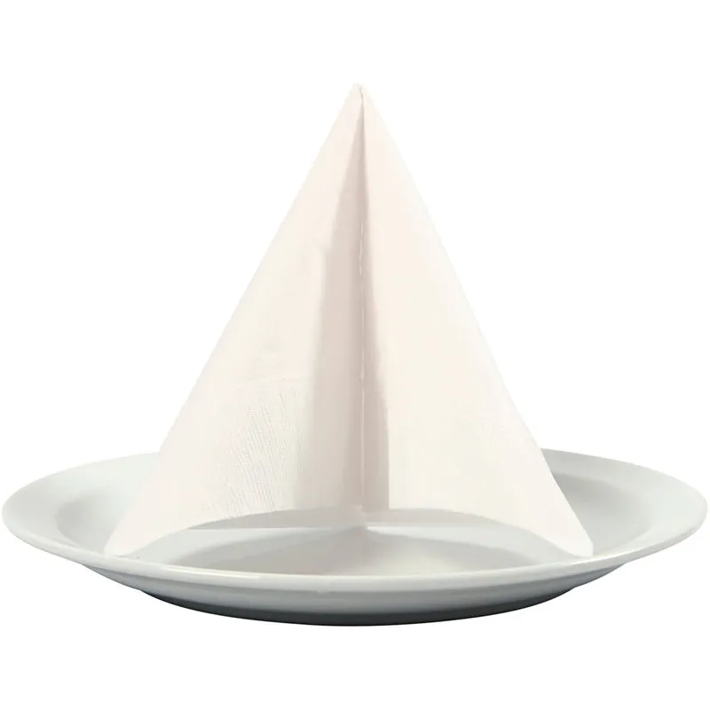 Servetter, stl. 33x33 cm, vit, 20 st./ 1 förp. [HOB-599001]