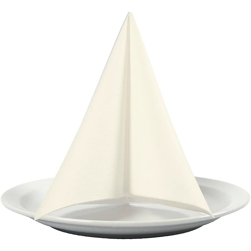 Servetter, stl. 40x40 cm, 60 g, råvit, 20 st./ 1 förp. [HOB-598021]