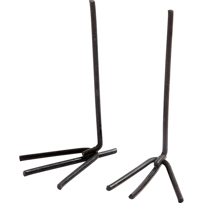 Fågel-/Kycklingfötter, H: 5 cm, B: 2 cm, svart, 10 par/ 1 förp. [HOB-59363]