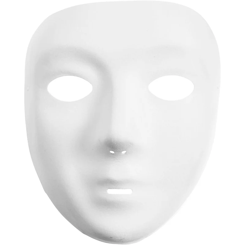 Helmasker, H: 17,5 cm, B: 14 cm, vit, 12 st./ 1 förp. [HOB-59244]